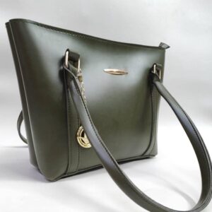 Green Women PU Leather Shoulder Bag