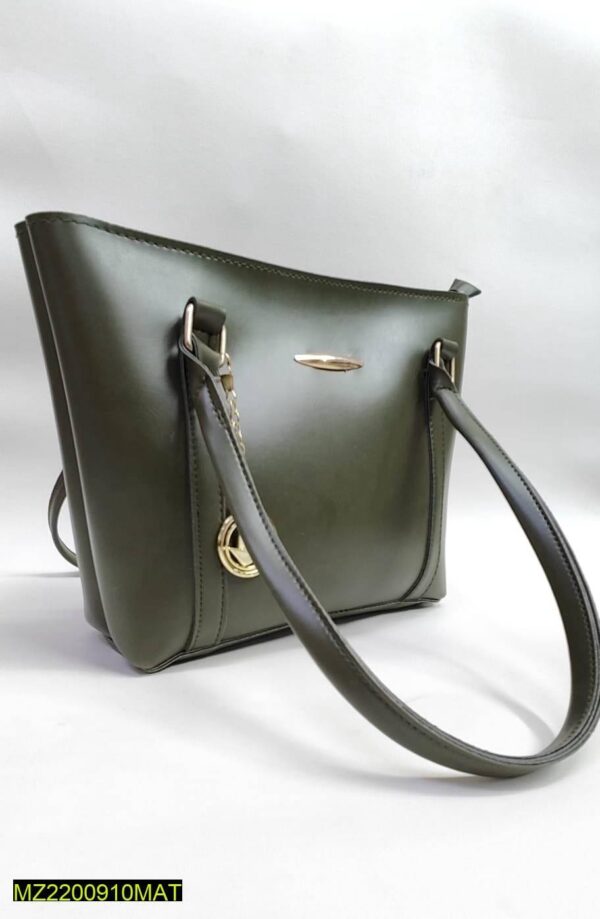 Green Women PU Leather Shoulder Bag