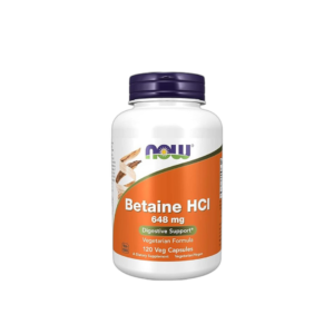NOW Betaine HCl 648 mg,120 Capsules