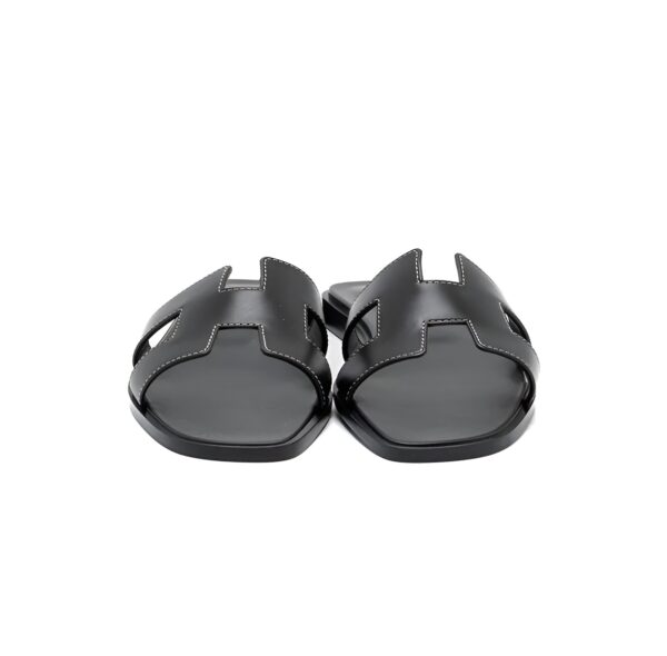 H-style flat Sandal for girls Womens - Black - Image 6