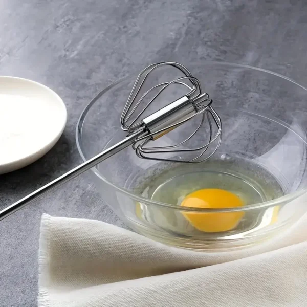 Whisk Manual Hand Push Mixer & Egg beater (Random color) - Image 4