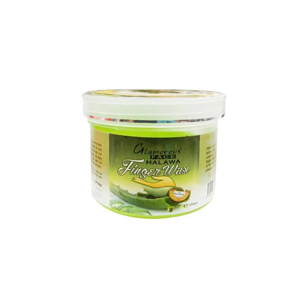 (aloe vera )  Glamorous Face Halawa Finger Wax 150 Gm - Image 2