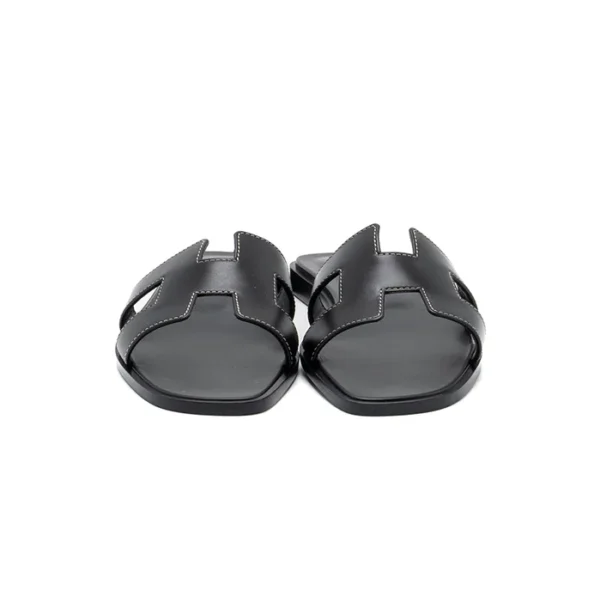 H-style flat Sandal for girls Womens - Black - Image 7