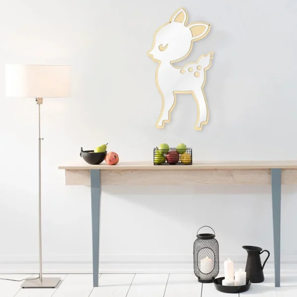 Deer shaped mirror  - Kids room decoration - Image 3