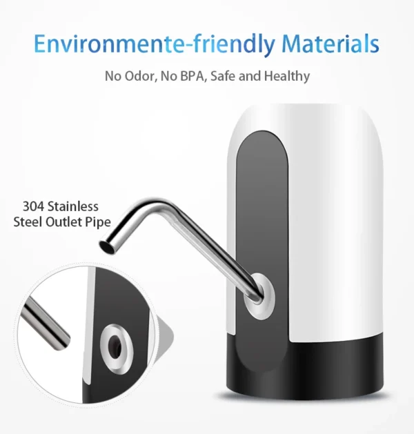 Automatic water dispenser water pump wireless electric water pump auto suction pump (Random Color) - Image 3