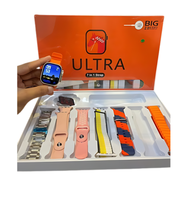 LAXASFIT  7 in 1 Ultra Smart Watch (Random Color)