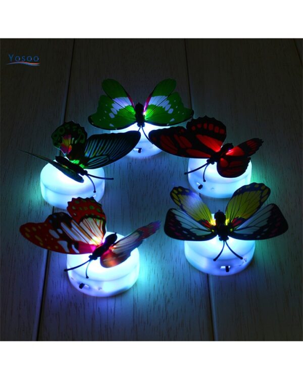 Glow In The Dark 3D Led Butterfly Night Light Led Color Changing for Kids Room (1 PCs Butterfly) - Image 3