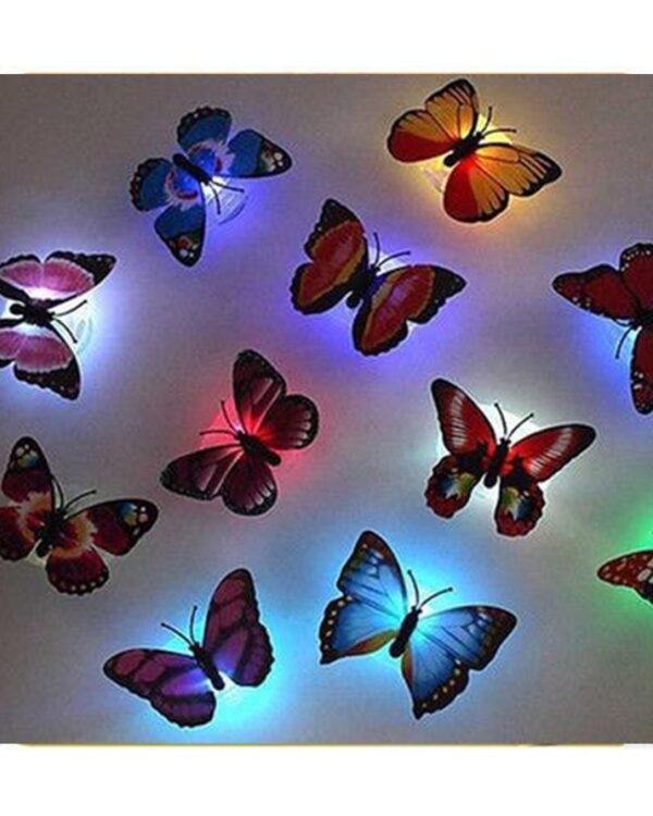 Glow In The Dark 3D Led Butterfly Night Light Led Color Changing for Kids Room (1 PCs Butterfly) - Image 8