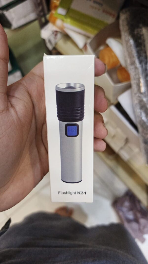 K31 USB Rechargeable LED Flash Light Flashlight - Image 16