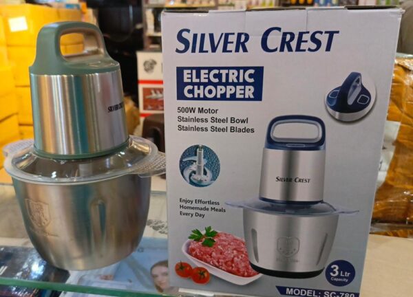 New silver crest Electric Stainless Steel Meat Chopper, High-quality