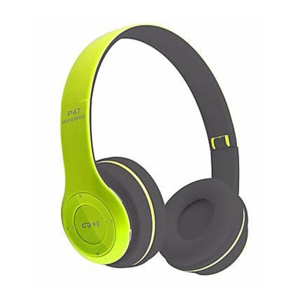 P47 Bluetooth Headphones Over Ear Foldable Headset For Gaming (black color) - Image 7