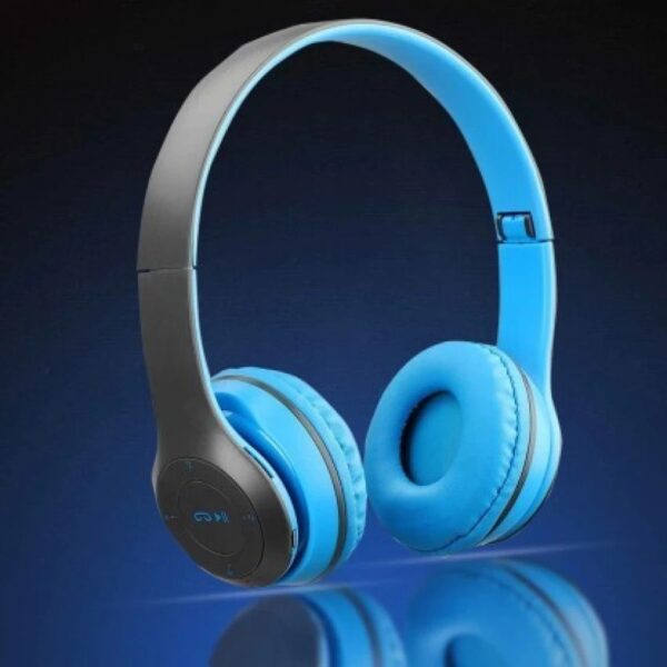 P47 Bluetooth Headphones Over Ear Foldable Headset For Gaming (black color) - Image 8