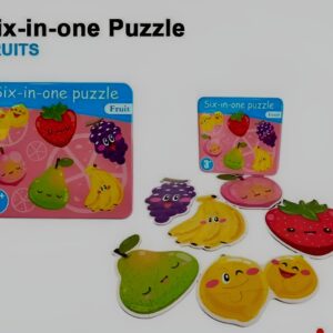 SIX-IN-ONE PUZZLES for kids