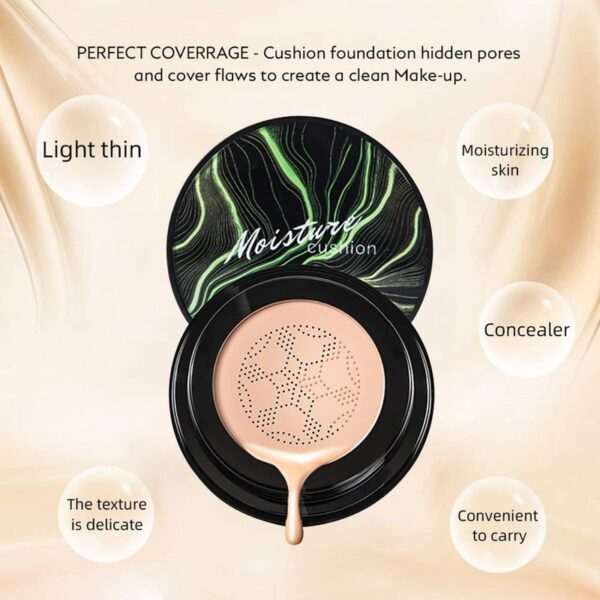 Sunisa Foundation Base Waterproof Mushroom Head Air Cushion Bb Cream Nude Liquid Foundations Cc Cream - Image 3