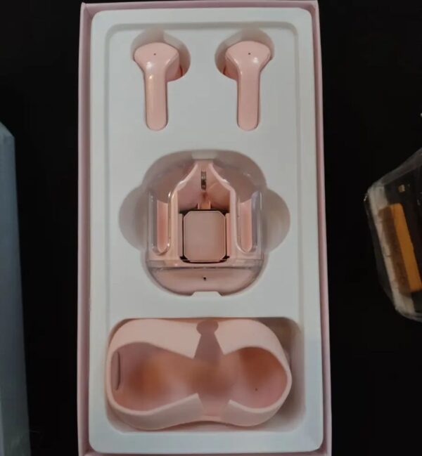 Air31 Earbuds Wireless Crystal Transparent Body Air 31 Ear Buds /With Silicon Pouch (random Color) - Image 6