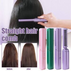 Travel Comb Hair Straightener