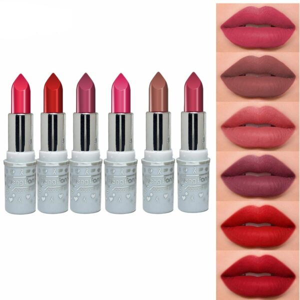 Matte Lipstick Set, Pack of 6