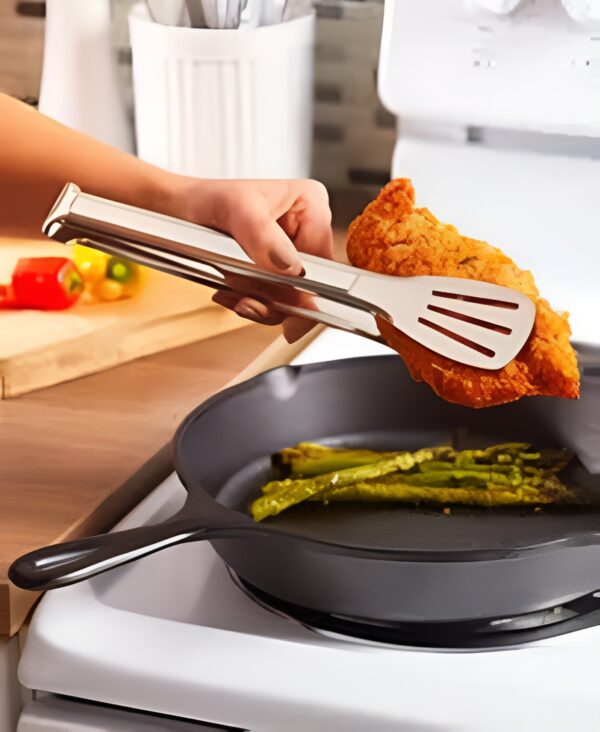 Multi-functional Stainless Steel Cooking Tong Chimta for Kitchen