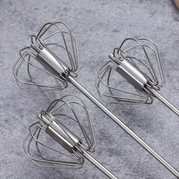 Whisk Manual Hand Push Mixer & Egg beater (Random color) - Image 6
