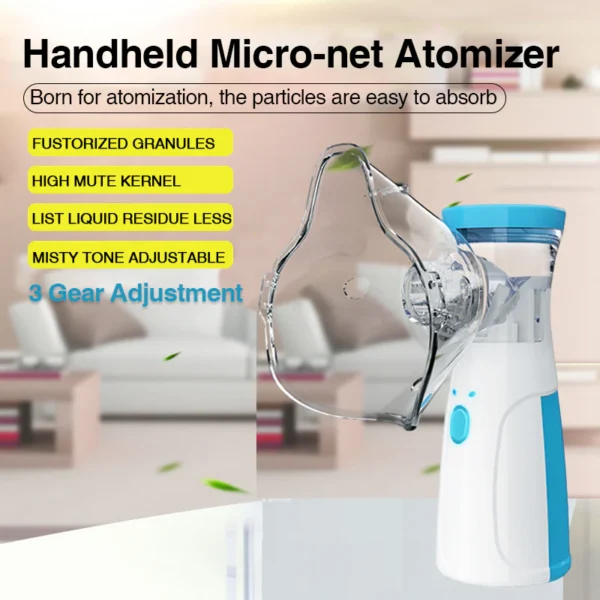 Portable Handheld Mesh Nebulizer for adults & Kids or Infants - Image 7