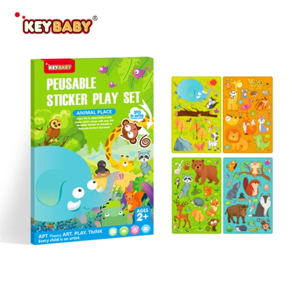 Reusable Sticker Play Set (random design and color) - Image 4