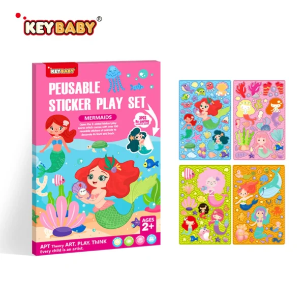 Reusable Sticker Play Set (random design and color)