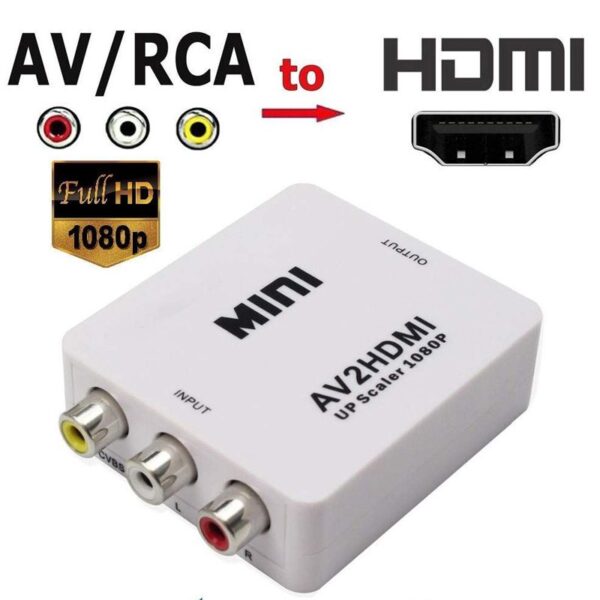 AV TO HDMI CONVERTER MINI BOX 1080P - Image 2