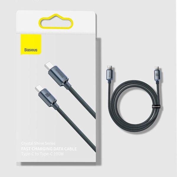 Baseus Dynamic Series Type-C to Type-C 100W 2M Fast Charging Data Cable Slate Gray