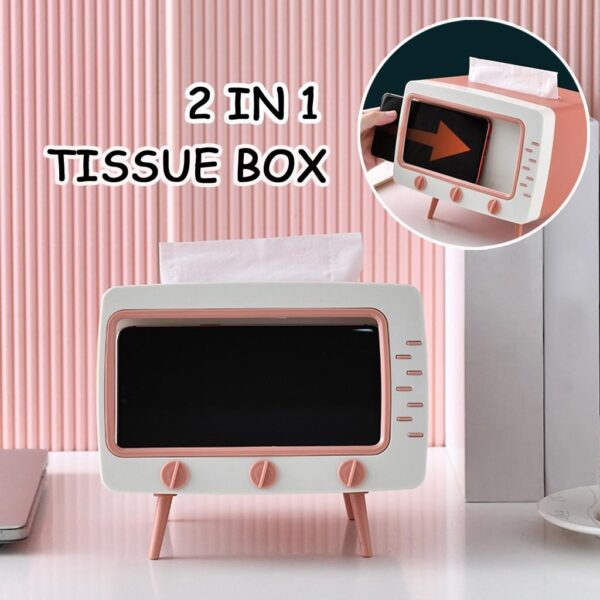 TV Shape Tissue Box