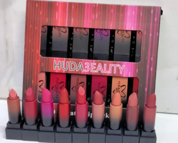 Huda Bullet Matte Lipstick - Pack of 12 - Image 2