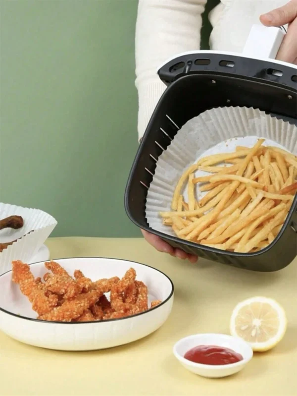 50 Pcs Air Fryer Disposable Paper Liners (Non-Stick) - Image 6