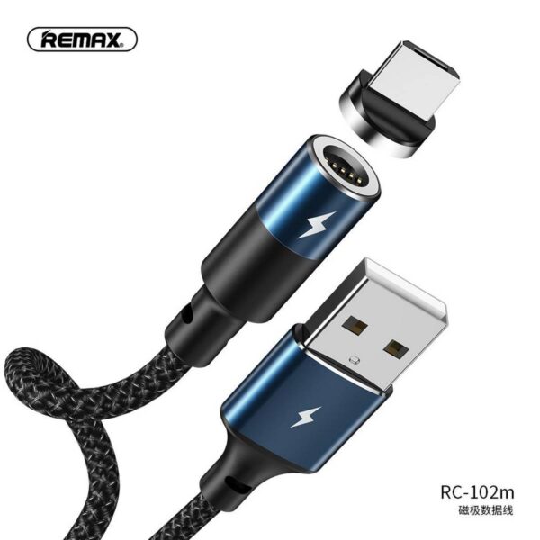 REMAX RC-102m Micro USB Zigie Series Magnet Connection Data Cable - Image 2