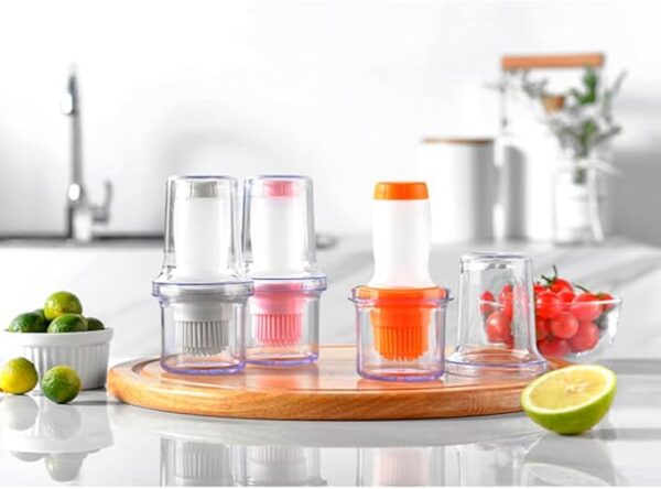 Silicone Oil Bottle with Brush for Cooking & BBQ (Random Color) - Image 9