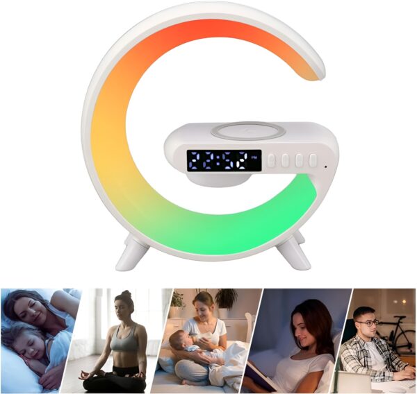G63 Multi-Functional LED Clock Display Speaker with Wireless Charging - Image 6