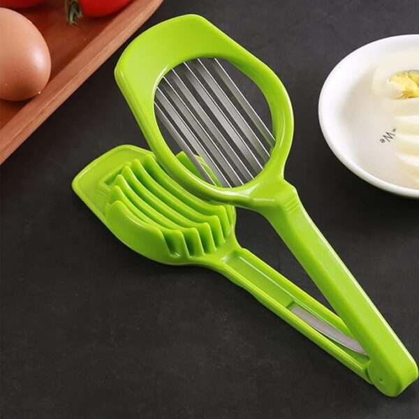 Handheld Egg Slicer & Fruit Cutter (Random Color) - Image 6