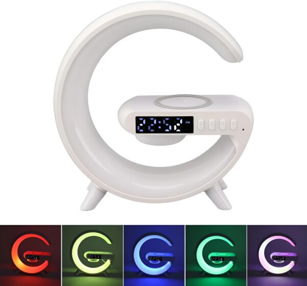 G63 Multi-Functional LED Clock Display Speaker with Wireless Charging - Image 7