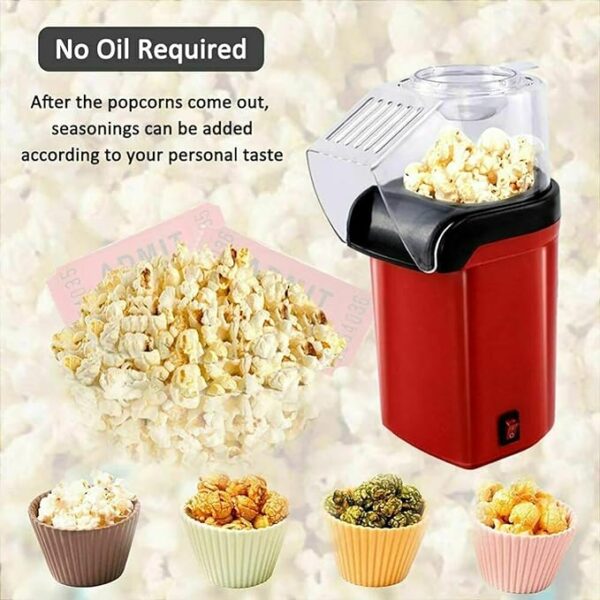 Mini Retro Popcorn Maker - Fast & Healthy, 98% Popping Rate - Image 5