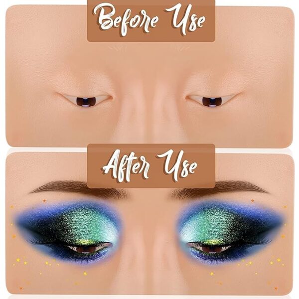 Eye Dummy Makeup Practice Board - Face Eyes Mannequin - Image 8