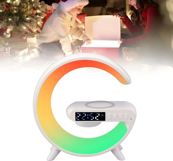 G63 Multi-Functional LED Clock Display Speaker with Wireless Charging - Image 8