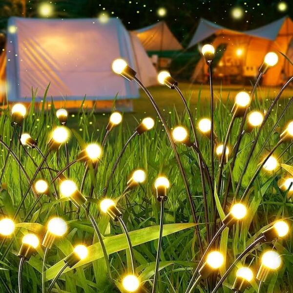 LED Solar Firefly Lights for Outdoor Garden (10) - Waterproof - Image 4