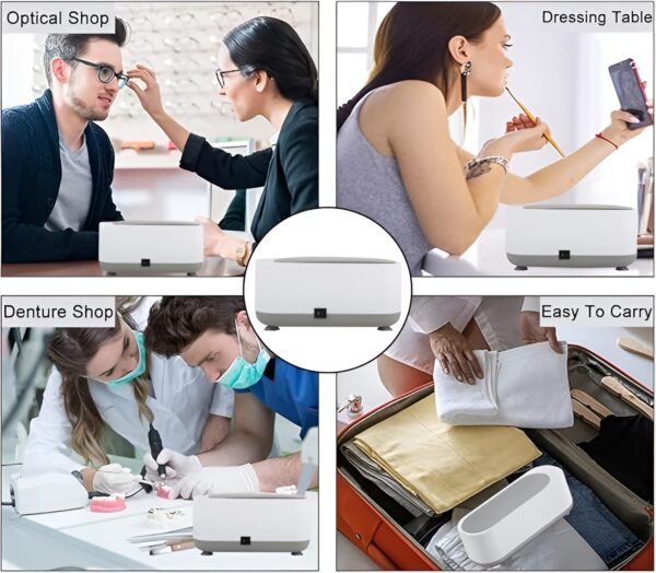 Ultrasonic Cleaner for Jewelry & Glasses (Random Color) - Image 9