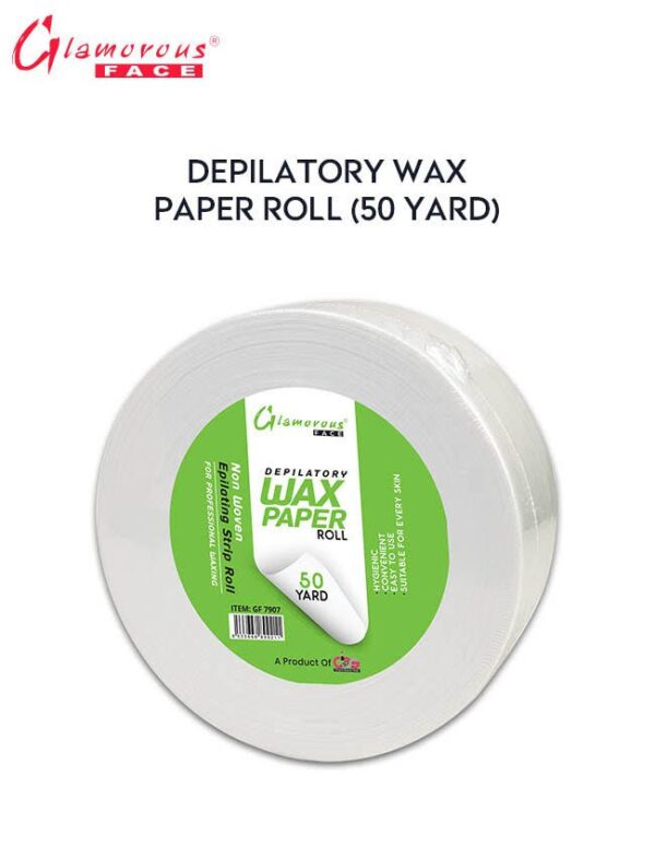 Glamorous Face Depilatory Wax Paper Roll 50 Yard