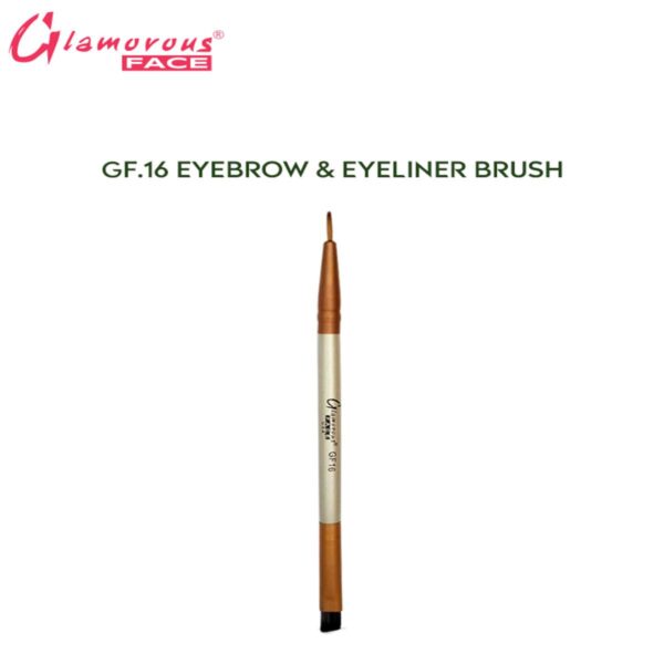 Glamorous Face Double Ended Eyebrow & Eyeliner Brush GF-16