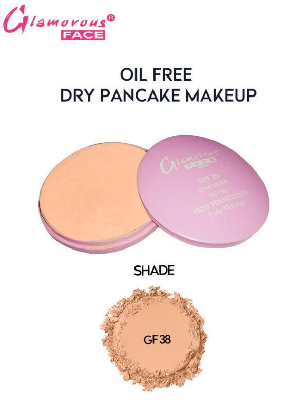 Glamorous Face Dry Pancake Oil Free Cake Foundation