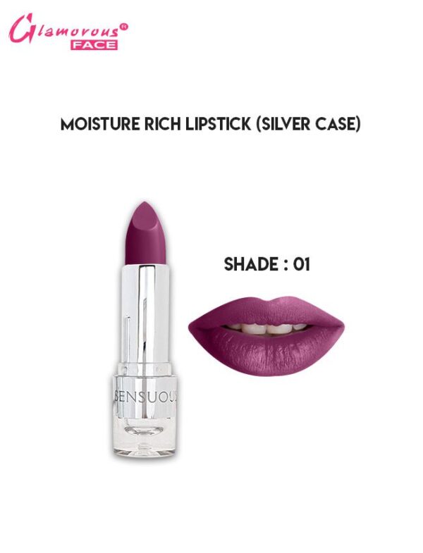 Glamorous Face Moisture Rich Lipstick, Lip Colors