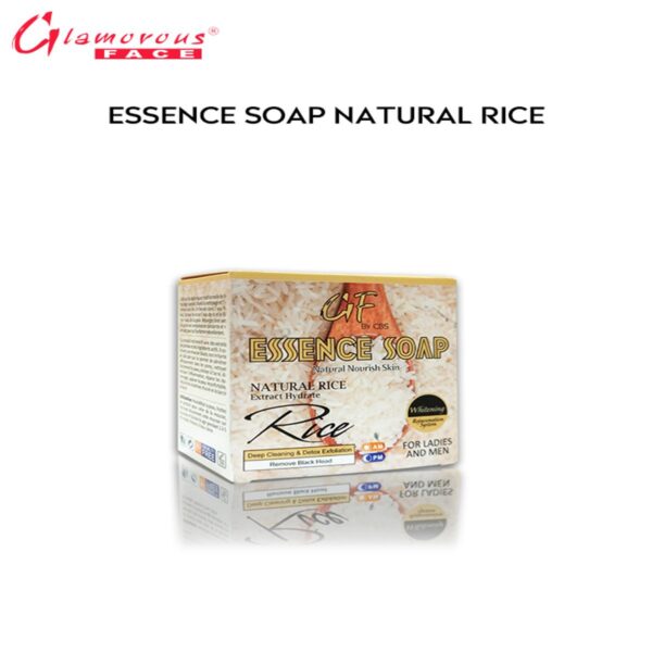 Glamorous Face Rice Soap Natural Rice Extract Hydrate For Ladies And Men