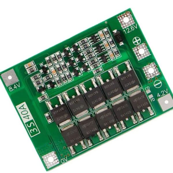 Li-ion 3S 12.6V 40A Lithium 18650 Battery Cell BMS Protection Charger Module