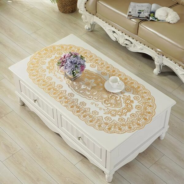 Rectangle PVC Place Mat for Coffee & Dining Table - Image 4