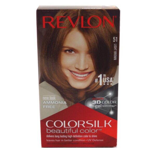 REVLON 51 Light Brown 3D Hair Color