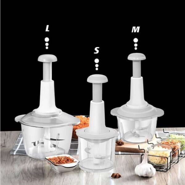 Manual Food Chopper - 2L Multifunctional Vegetable Cutter - Image 7